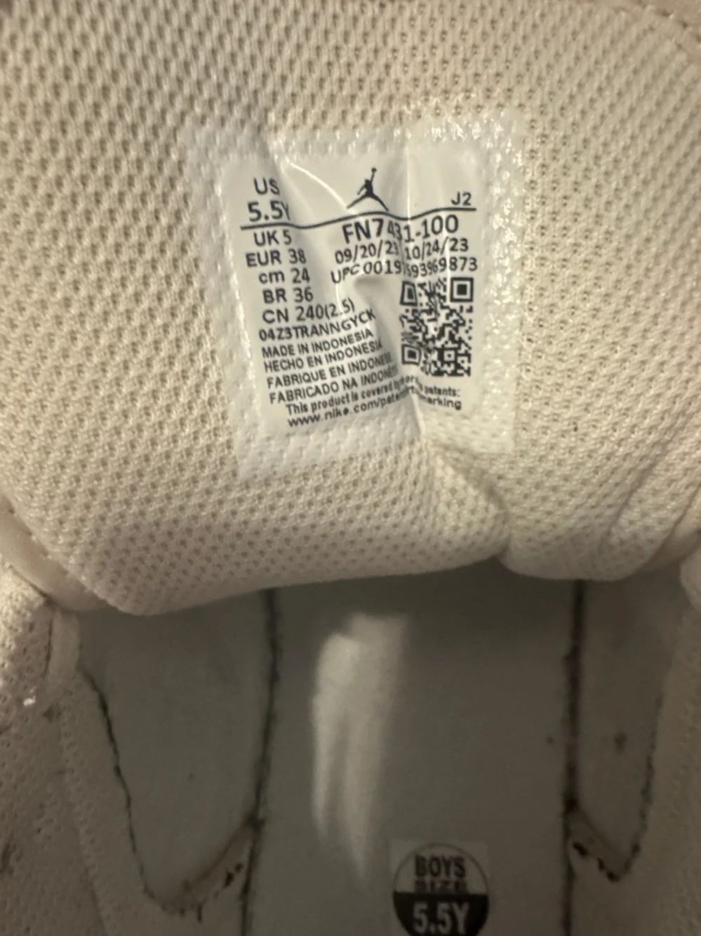 Nike Jordan kids lace -Up Sneakers
